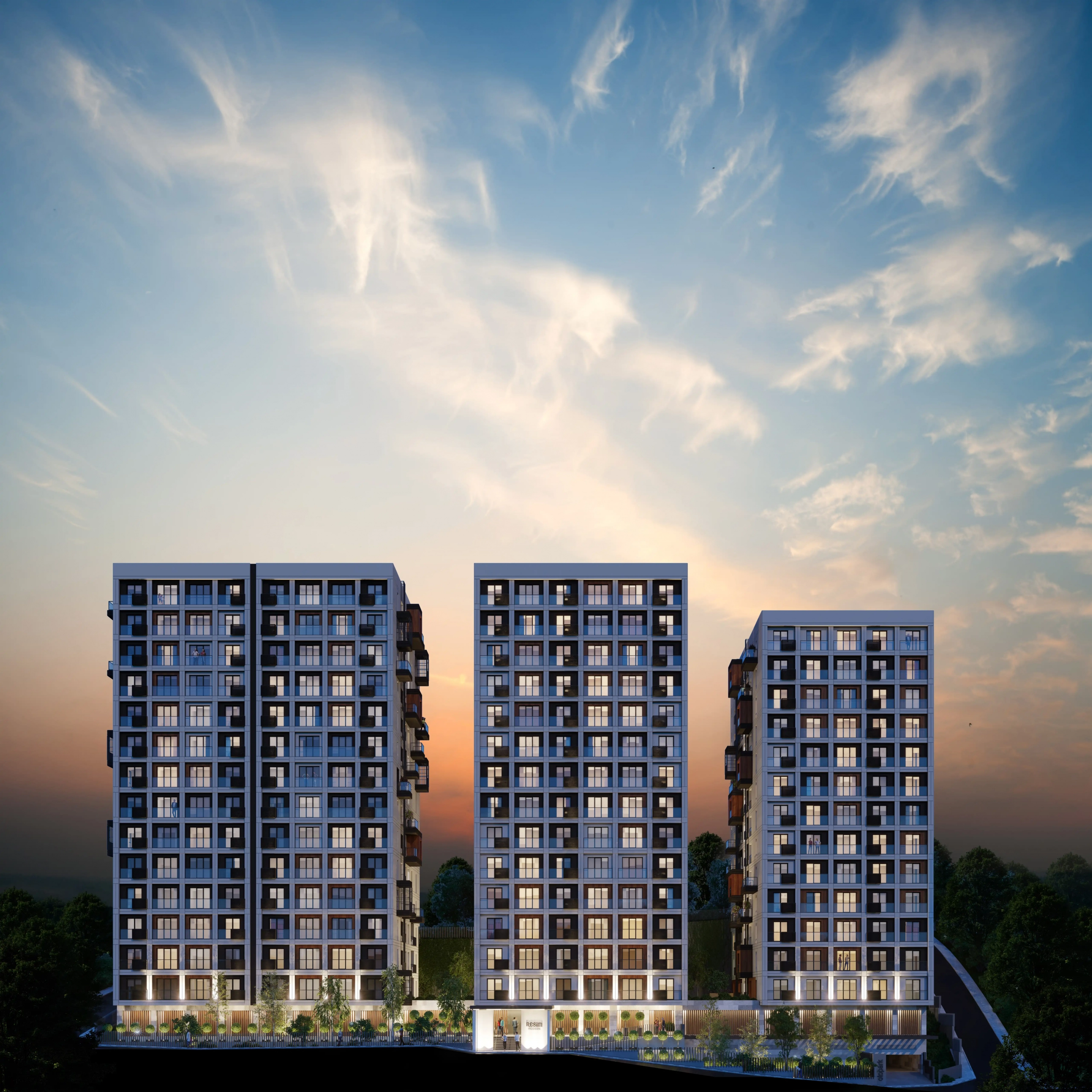 Affordable Modern Design Residences in Central Kağıthane