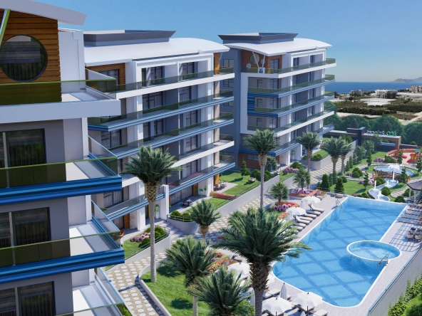 Modern Apartments For Sale in Alanya