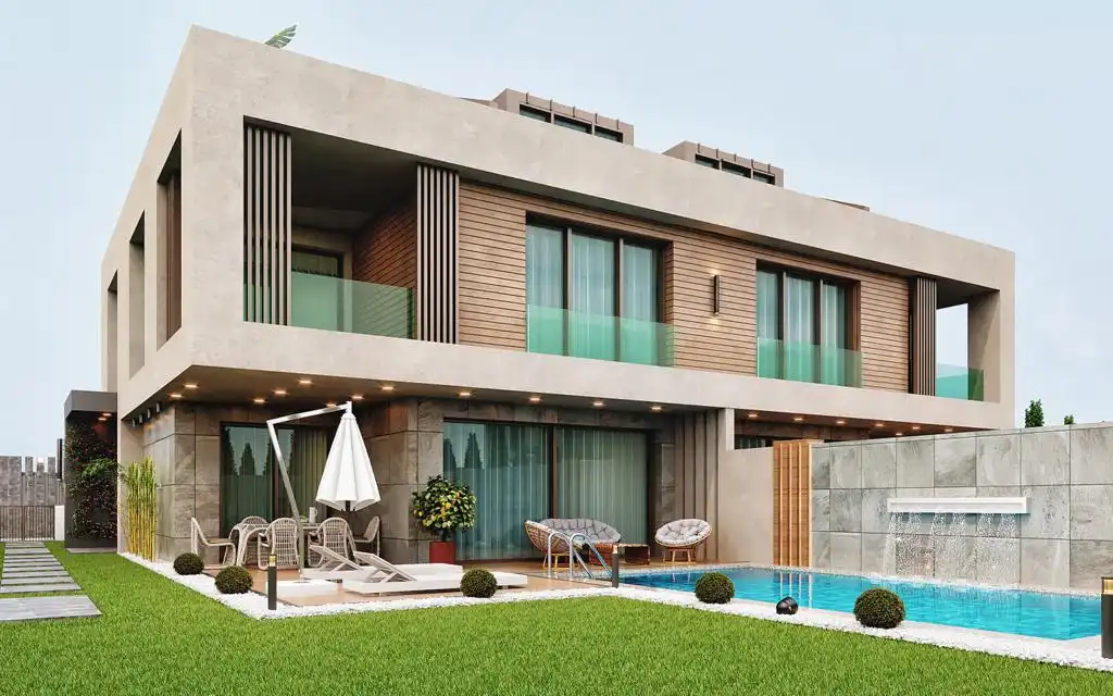 Brand Villas In Istanbul Center With Built-in Furniture