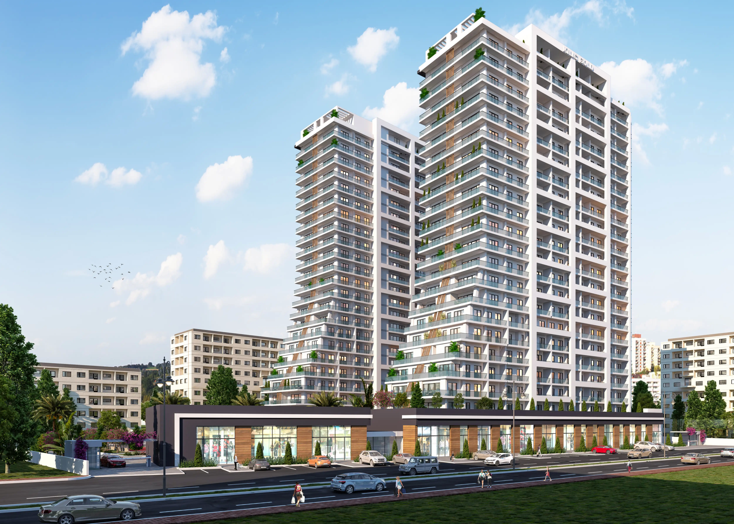 Apartments For Sale In Prestigious Towers In Istanbul 1+1